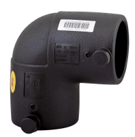 Электросварной отвод 90 градусов 63 мм ПЭ 100 SDR 11 Xinda