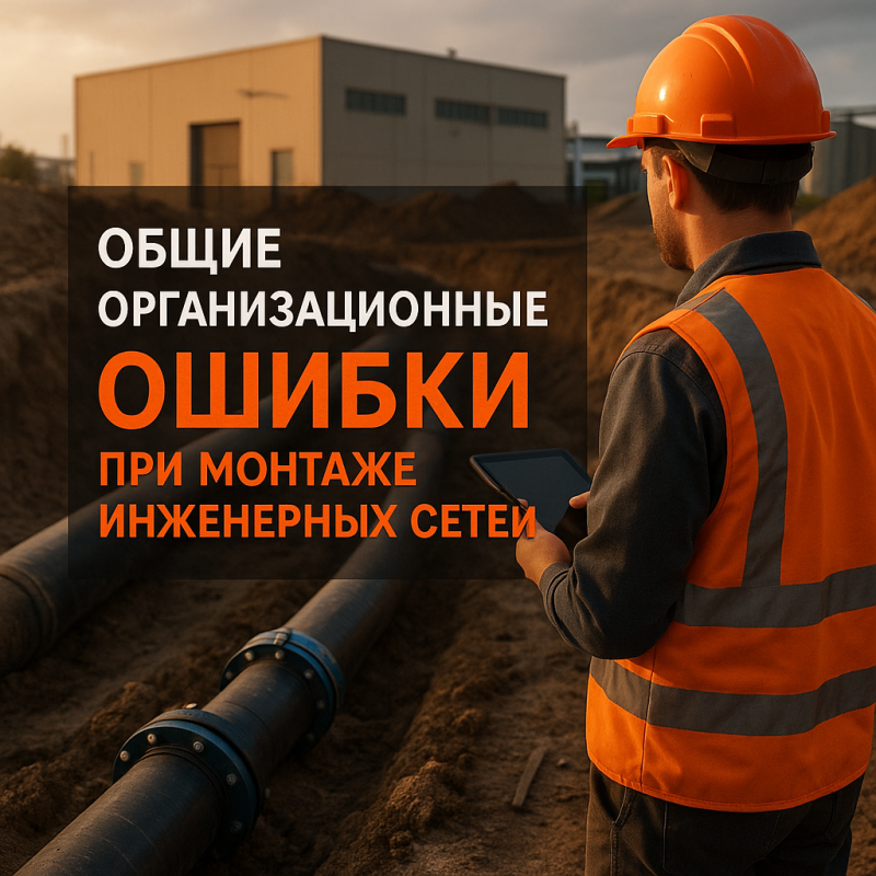 Общие организационные ошибки при монтаже инженерных сетей Общие организационные ошибки при монтаже инженерных сетей
