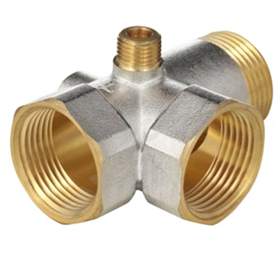 Пятивыводной штуцер 80 мм 3х1"+2x1/4"