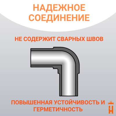 Отвод литой спигот 90 гр 140 мм SDR 11