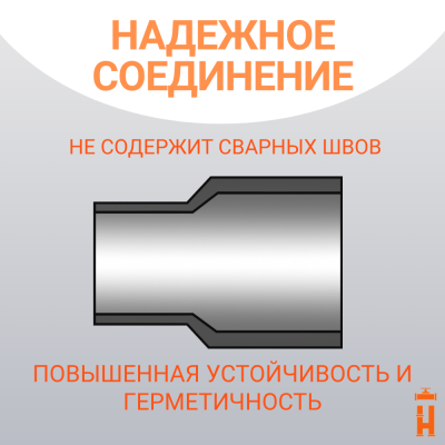 Переход литой Д160/110 SDR 17