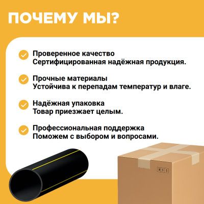 Газовая труба ПЭ100 RC SDR 11 d90х8,2