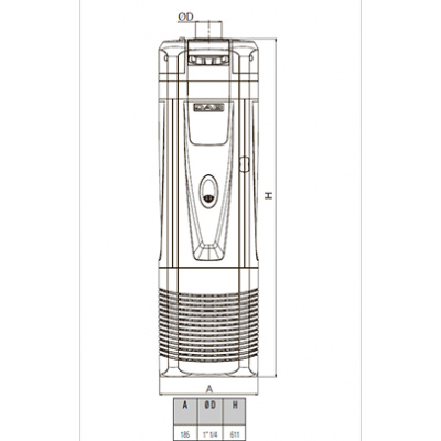 Насос колодезный DTRON 2 45 90 230V/50 Hz