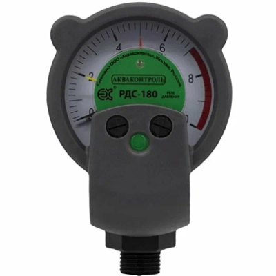 Реле давления воды стрелочное 0-6.5 бар 1/2" РДС-180