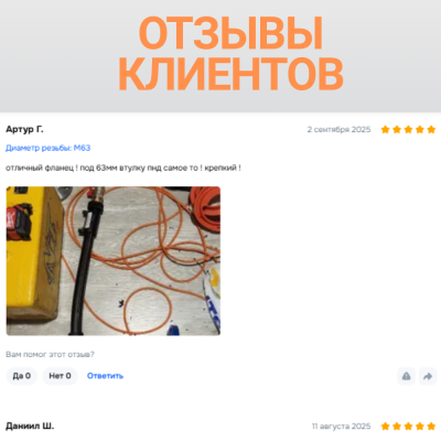 Фланец стальной свободный для ПНД трубы DN 75 PN 10